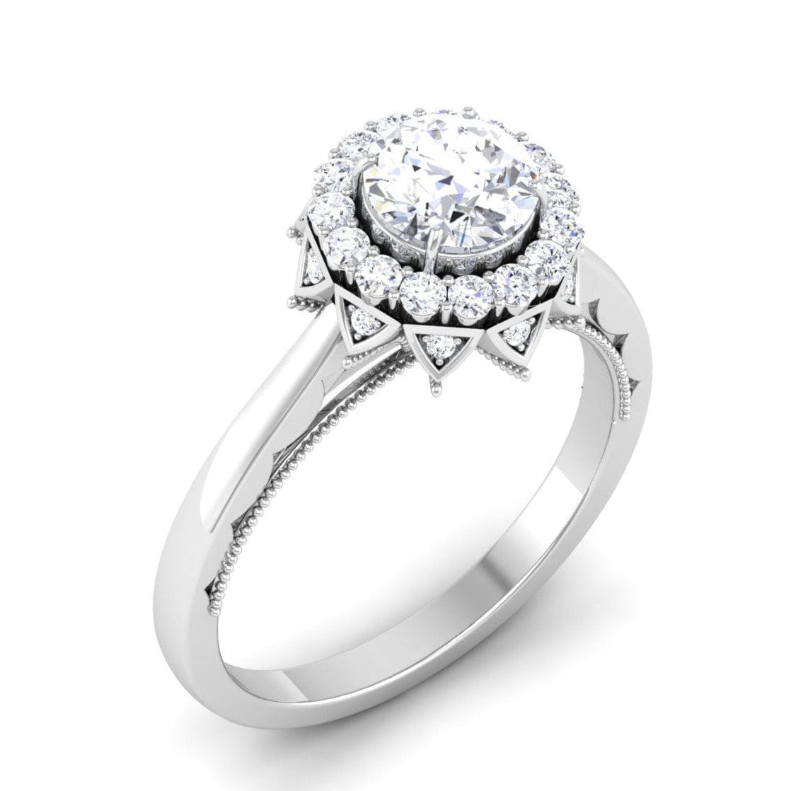 Women's Pear Shaped Classic Halo Engagement Ring - Athena | Miner's Den  Jewelers | Royal Oak, MI